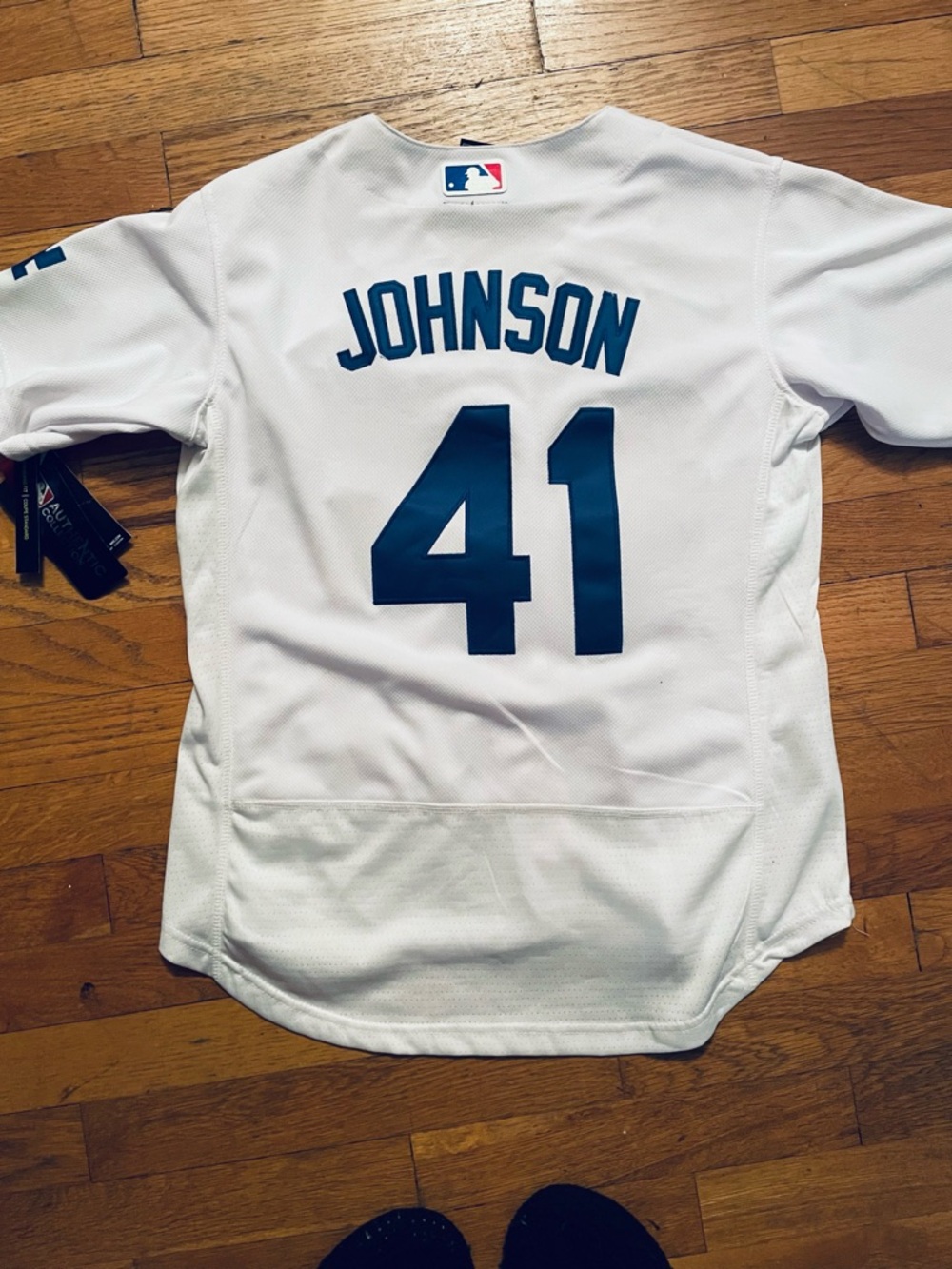 Nike White Authentic MLB Engineered Custom Jersey - Picture 2 of 6